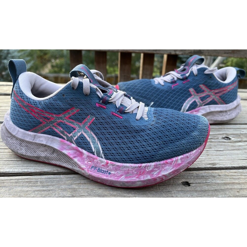 Asics Noosa Tri 16 Women's 7 Running Shoes Winter Sea/Bright Rose
